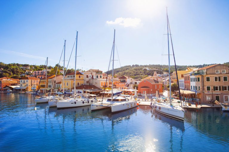 View,Of,Gaios,Town,,Paxos,Island,,Greece